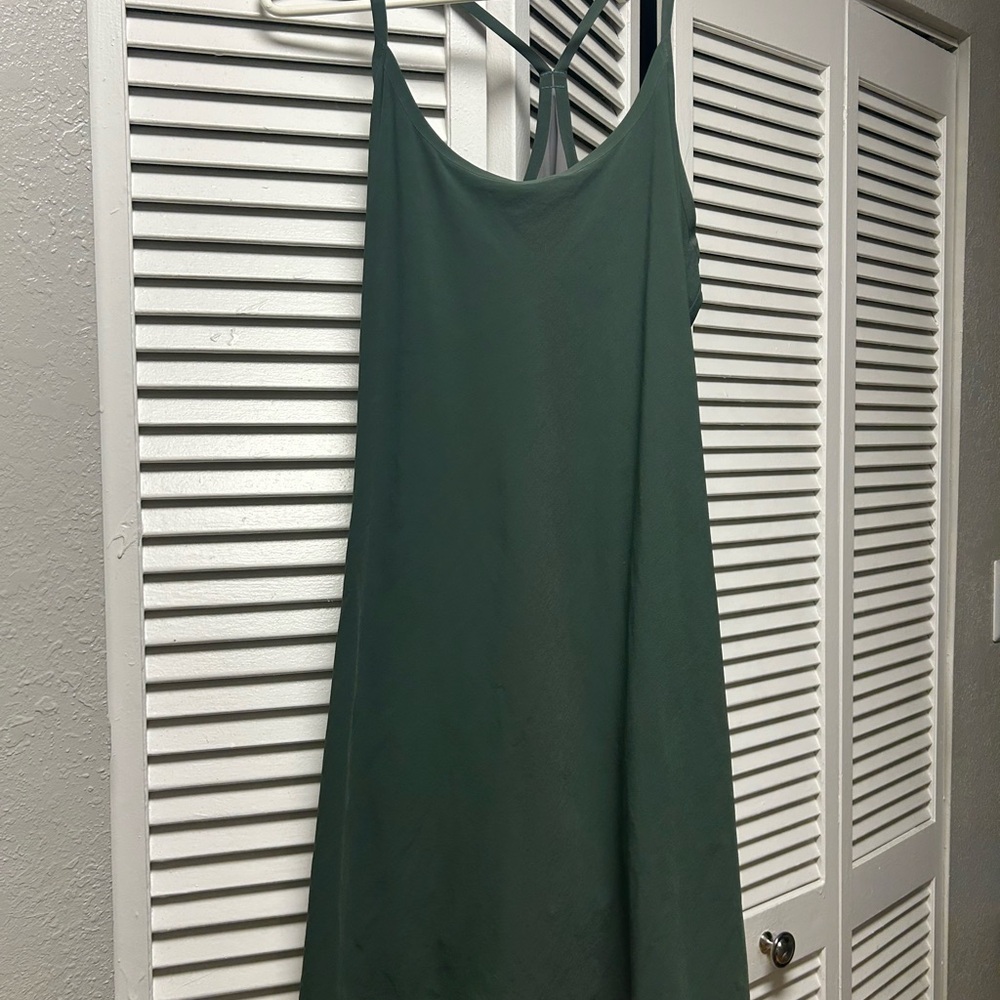 Outdoor Voices Forest Green Exercise Dress